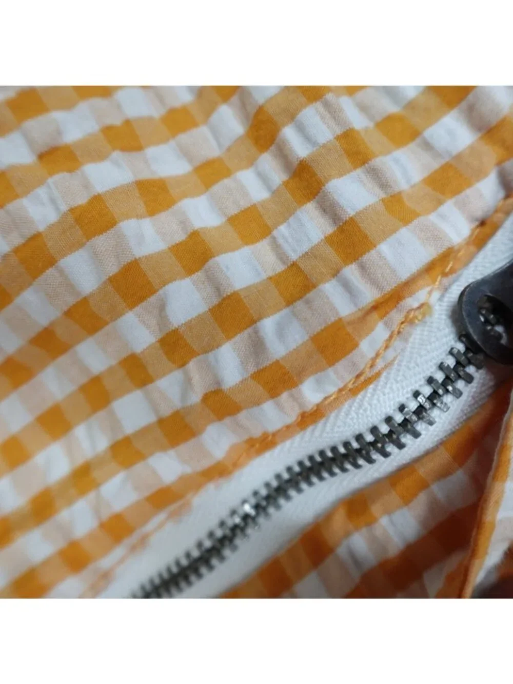 Robert Graham Mens Shorts 40 Orange Plaid Forgione Seersucker Side Adjusters NEW